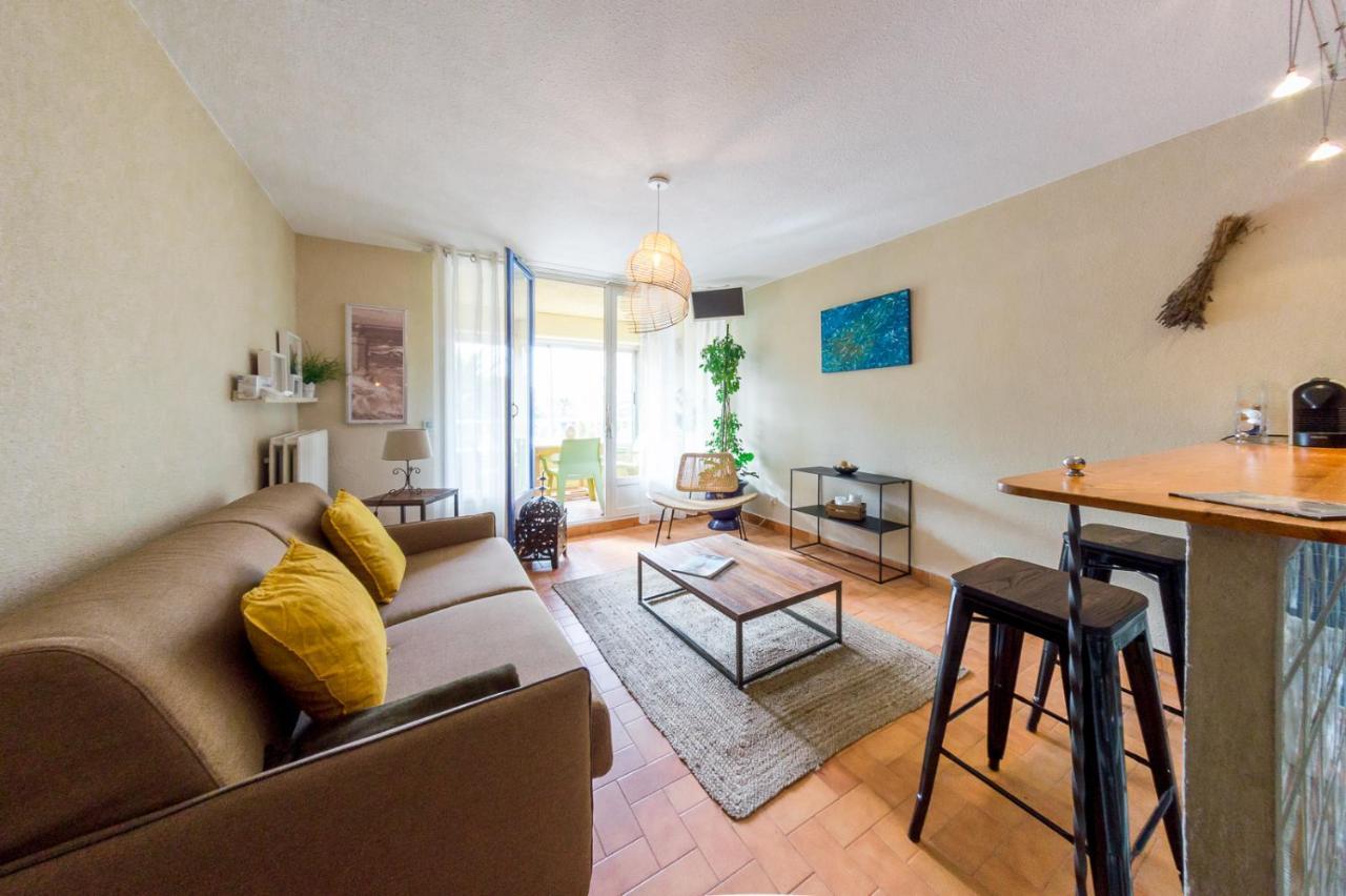 Retromirabeau "Cote Mer" - 29M2 - Lumineux - Terrasse Loggia - Vue Marina - Parking Securise - 2 A 3 Pers - Emplacement Top - Cheques Vacances Connect Gruissan Exteriér fotografie