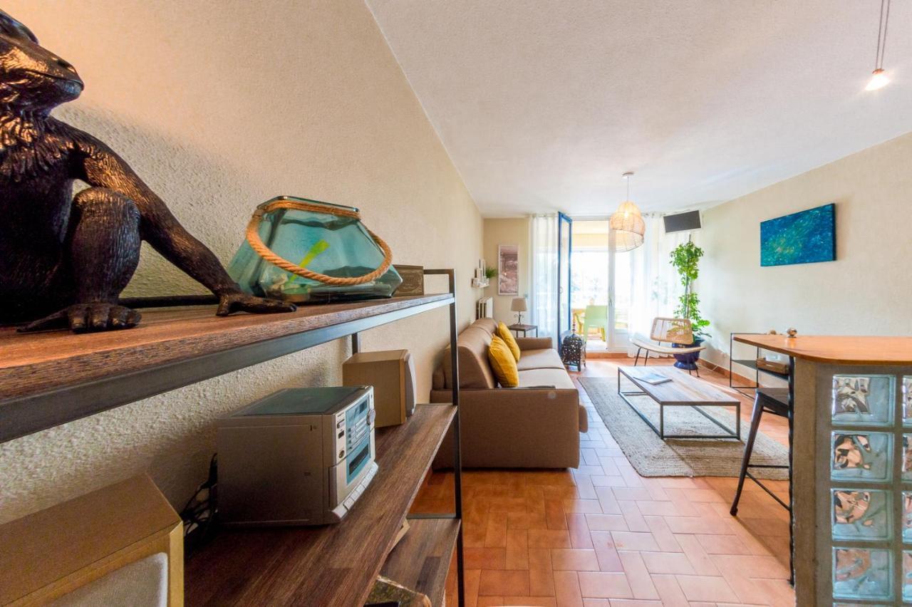 Retromirabeau "Cote Mer" - 29M2 - Lumineux - Terrasse Loggia - Vue Marina - Parking Securise - 2 A 3 Pers - Emplacement Top - Cheques Vacances Connect Gruissan Exteriér fotografie